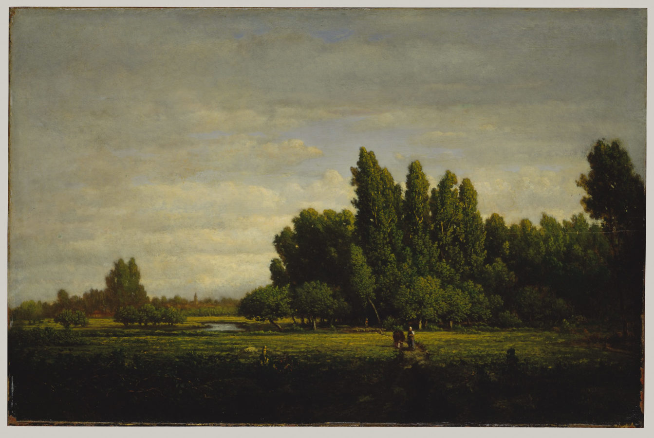 Théodore Rousseau, A Meadow Bordered by Trees, ca.1845, The Metropolitan Museum of Art, New York, NY, USA. Summer Destinations