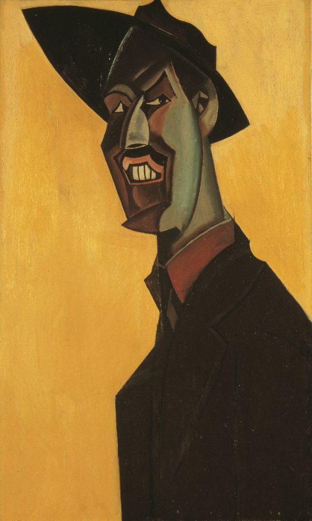 Mr Wyndham Lewis as a Tyro, a self-portrait, 1921, National Portrait Gallery