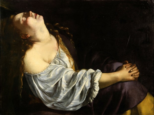 Artemisia Gentileschi / Артемизия Джентилески (1593-1653) - Maria Maddalena in estasi / Мария Магдалина в экстазе (1613-1620)
