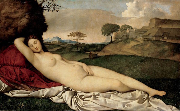 Giorgione, Titian, Sleeping Venus, c. 1510, Gemäldegalerie Alte Meister, Dresden