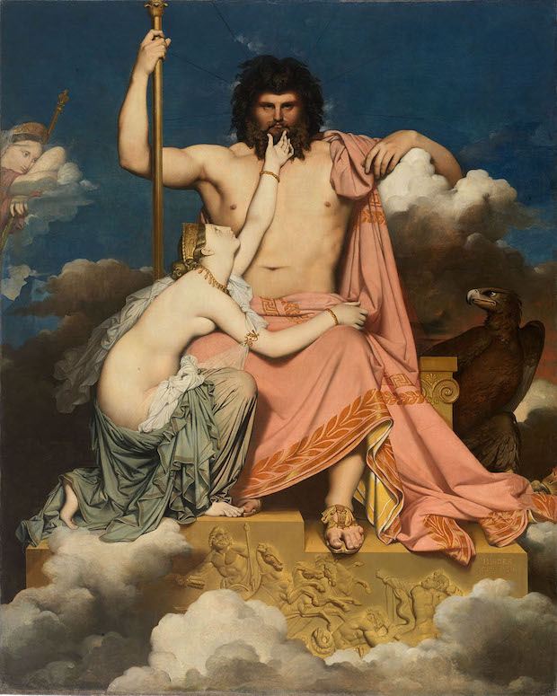 Jean Dominique Ingres, Zeus and Tetis, 1811