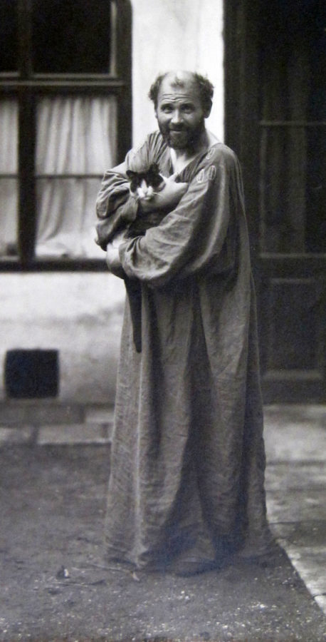 Gustav Klimt and Katze