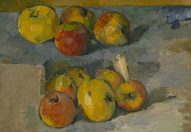 Cézanne's fruits: Paul Cezanne, Apples, 1878-79, Metropolitan Museum of Art