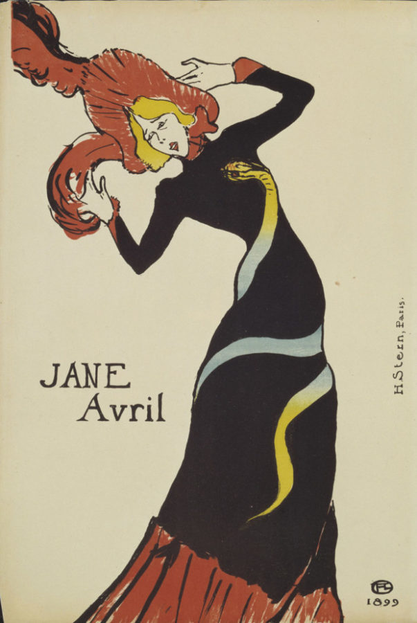 Henri de Tolouse-Lautrec, Jane Avril, 1899, MoMA, New York
