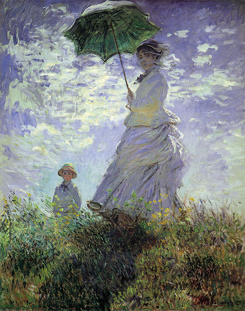 Cloude Monet, Woman with a Parasol