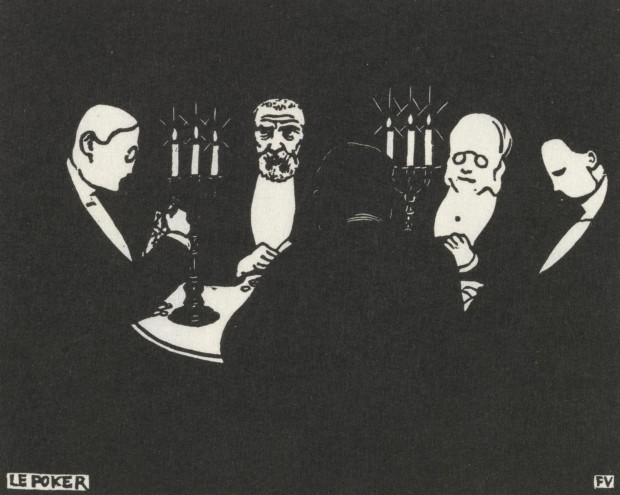 Felix Vallotton, A Game of Poker, 1896, Van Gogh Museum