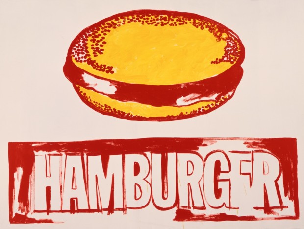Andy Warhol, Hamburger, 1985-1986, The Andy Warhol Museum, Pittsburgh, PA, USA.