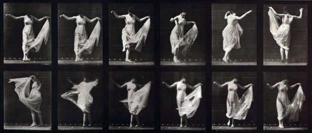 Eadweard J. Muybridge, Woman Dancing (Fancy): Plate 187 from Animal Locomotion (1887)