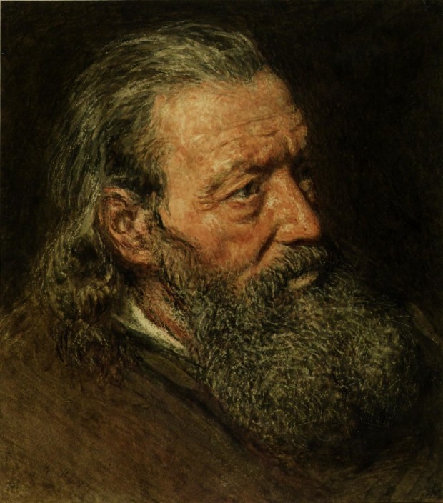 Portrait Study of a Bearded Man c.1835-40 William Henry Hunt 1790-1864 Presented by Charles Fraser 1905 https://www.tate.org.uk/art/work/N01970