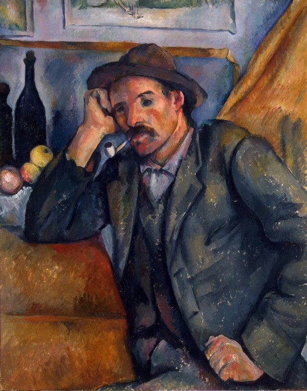 cézanne portraits Paul Cézanne, Man Smoking a Pipe (Paulin Paulet), 1892, Hermitage Museum