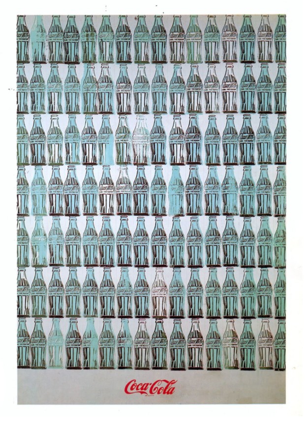 Andy Warhol, Green Coca Cola Bottles, 1962, Acrylic, screenprint and graphite pencil on canvas, Whitney Museum of American Art, New York, NY, USA.