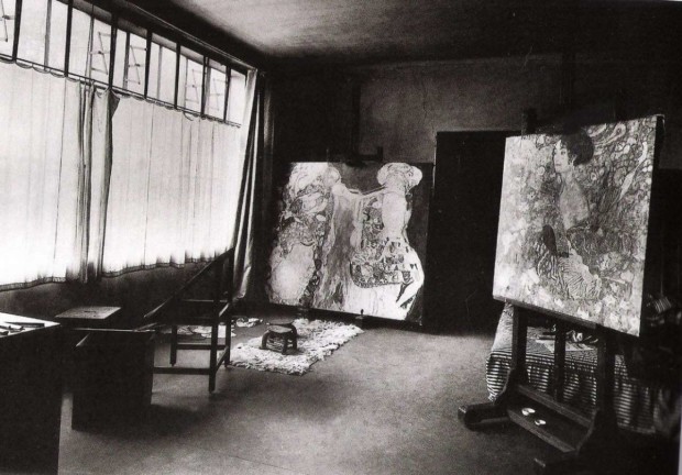 Gustav Klimt's studio