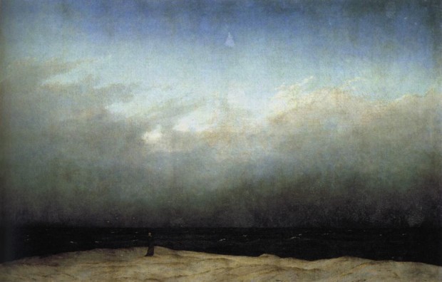 Caspar David Friedrich, Monk by the Sea, 1808–1810, Alte Nationalgalerie, Berlin