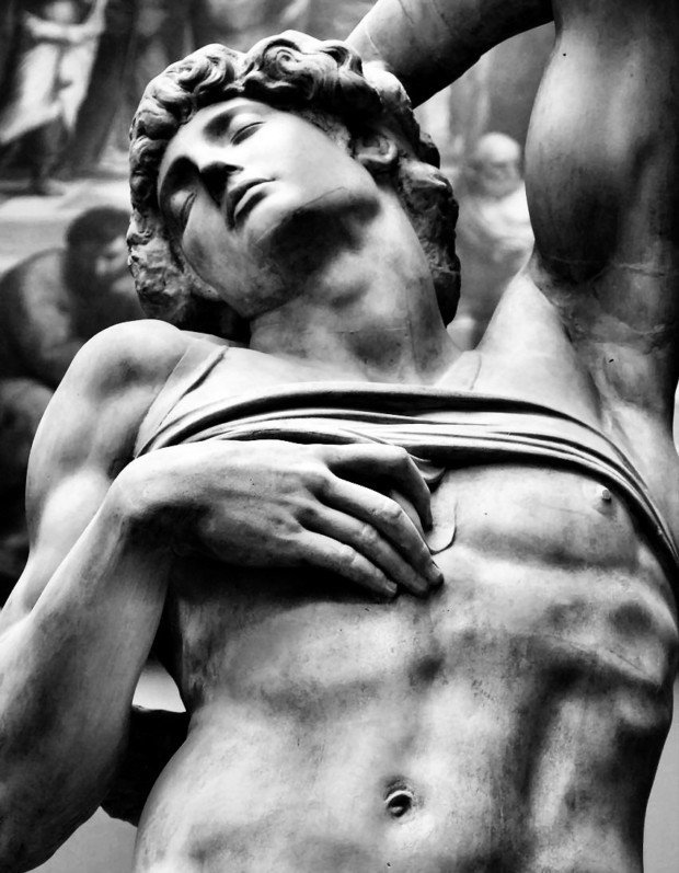 Michelangelo, Dying Slave, 1513-16, Louvre fleshy Sculptures