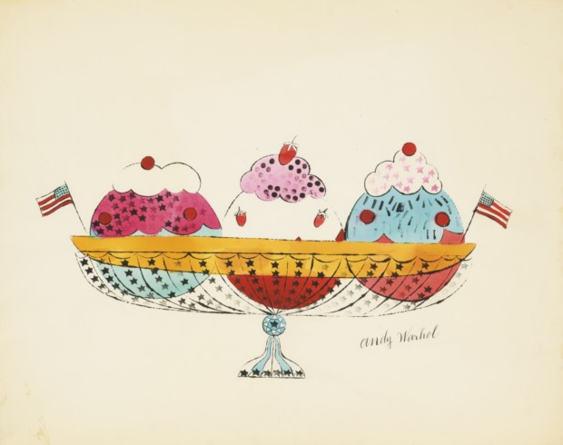 Andy Warhol, Untitled (Ice Cream Dessert), 1959