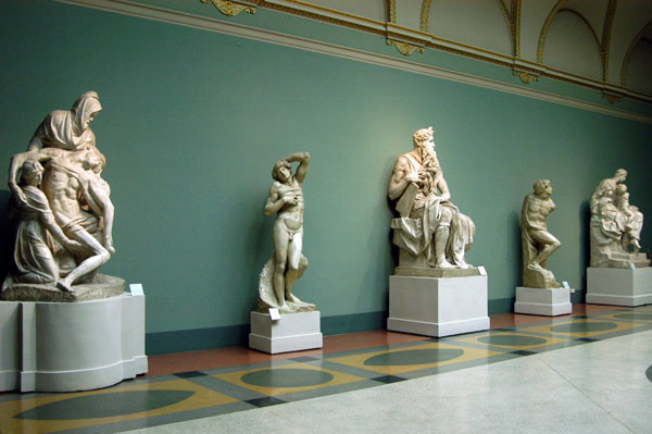 The Sculptures of Michaelangelo - plaster casts - 2nd Floor, The Pushkin State Museum of Fine Arts