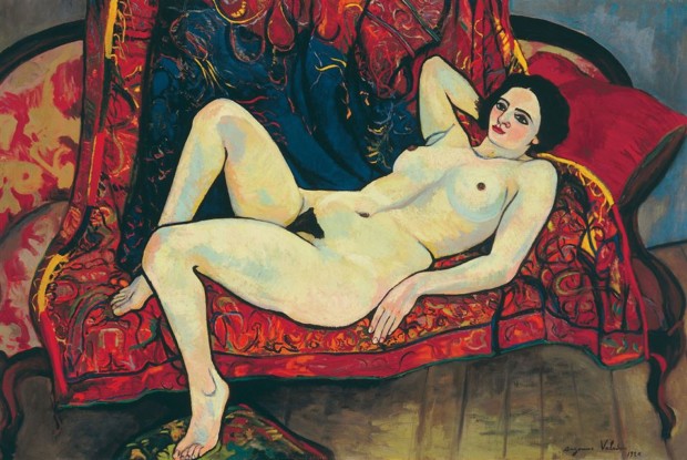 Suzanne Valadon, Nu au canapé rouge, 1920, Musée du Petit Palais Genève