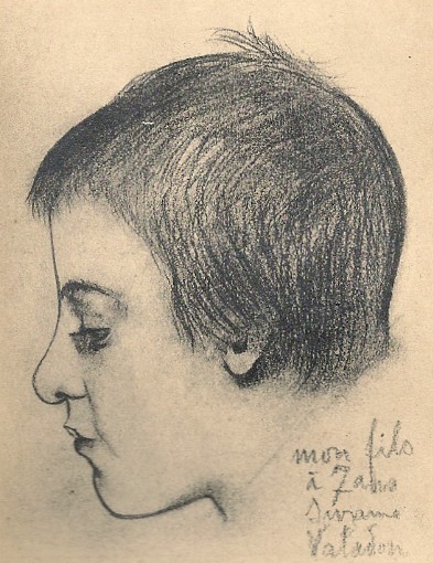 Suzanne Valadon, My son at 7 years old, 1890