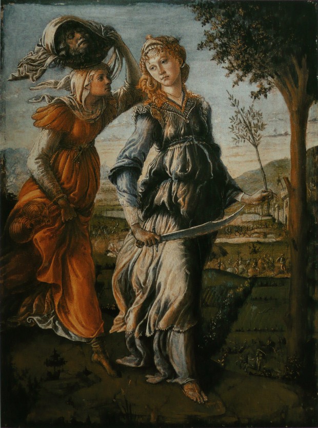 Sandro Botticelli, The Return of Judith to Bethulia, 1470-1472, Uffizi, Florence