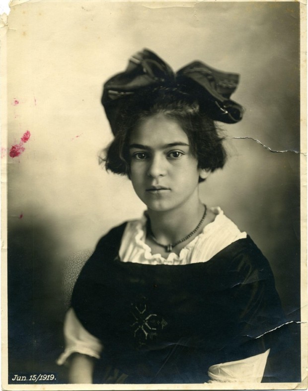 Frida Kahlo at age 12 in 1919