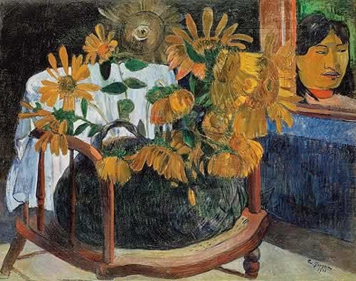 Paul Gauguin, Sunflowers on an Armchair, 1901, The State Hermitage Museum, St. Petersburg