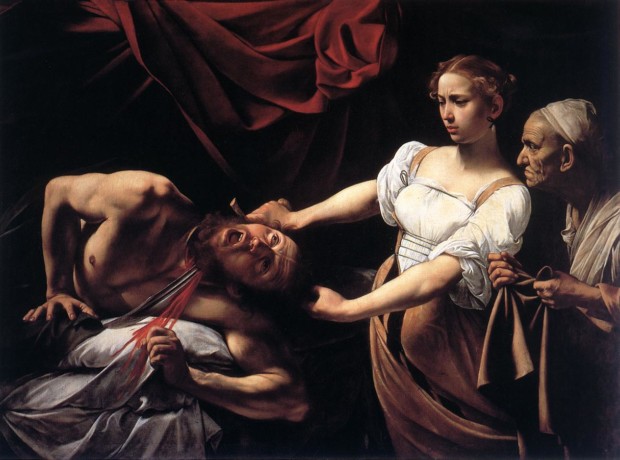 Caravaggio, Judith Beheading Holofernes, 1598–1599, Galleria Nazionale d'Arte Antica