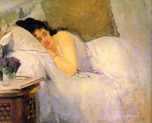 Women Impressionists: Eva Gonzales, Morning Awakening, Kunsthalle Bremen, 1876