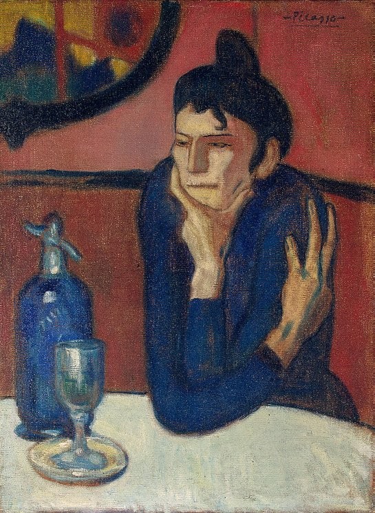 Pablo Picasso, Absinthe drinker, 1901-2, Hermitage Museum