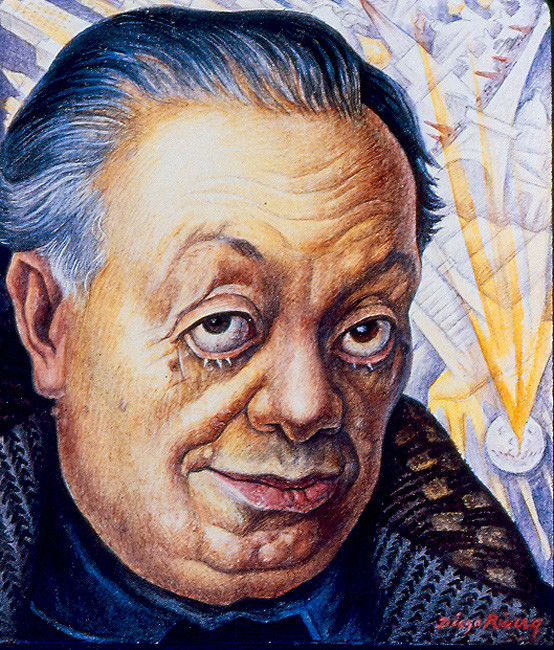 Diego Rivera, Self-portrait: The Ravages of Time, 1949, Collection of Marilyn O. Lubetkin