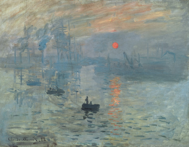Claude Monet, Impression, Sunrise (Impression, soleil levant), 1872, Museé Marmottan Monet, Paris