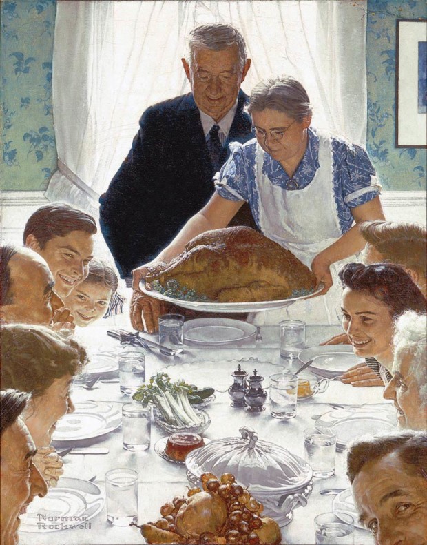 Norman Rockwell, Freedom From Want, 1943, Norman Rockwell Museum
