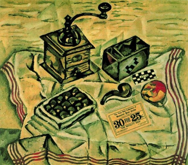Joan Miro, Still Life With Coffee Mill, 1918