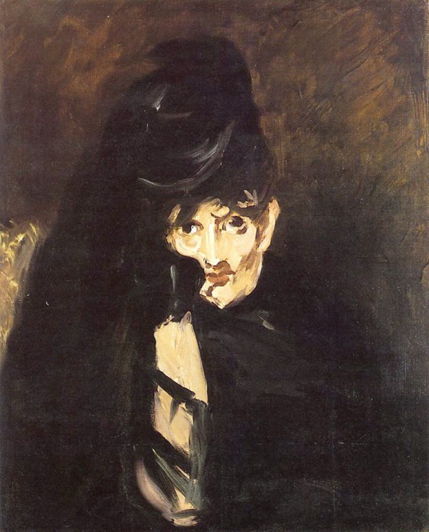 Edouard Manet, Berthe Morisot in Mourning, 1897, private collection