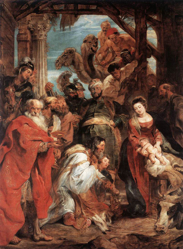 Peter Paul Rubens, The Adoration of the Magi, 1624 Museum Royal Museum of Fine Arts, Antwerp