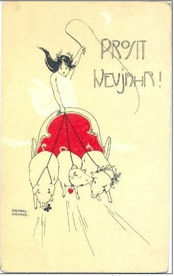 Raphael Kirchner, Happy New Year, 1899