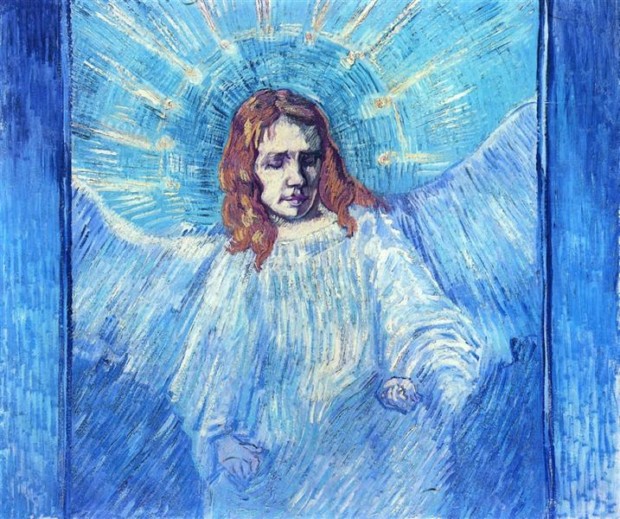 Vincent van Gogh, Head Of An Angel, After Rembrandt, 1889, private collection