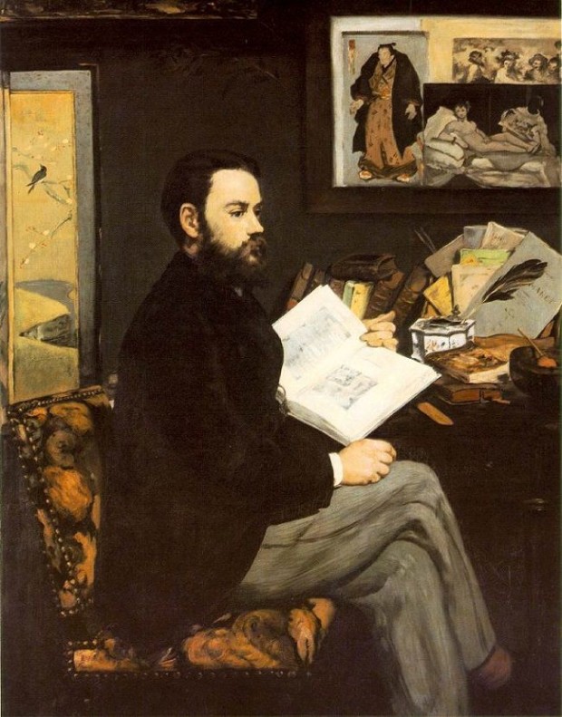 Edouard Manet, Emile Zola,1868, Musée d'Orsay