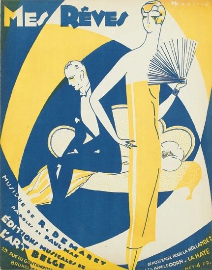 René Magritte, Mes Rêves, 1926, Éditions Musicales de l'Art Belge, Brussels.