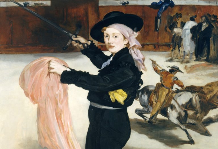 manet best portraits: Édouard Manet, Mademoiselle V… in the Costume of an Espada, 1862, The Metropolitan Museum of Art, New York, NY, USA. Detail.
