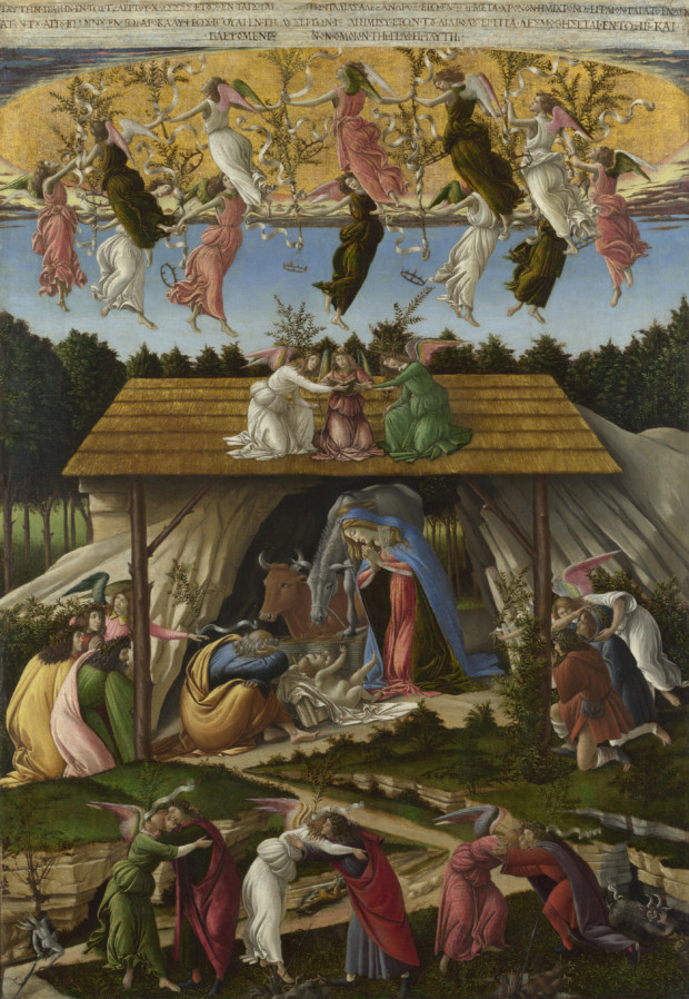 Sandro Botticelli, The Mystical Nativity, c. 1500, National Gallery, London