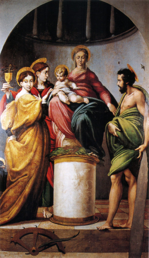 Parmigianino, The Bardi Altarpiece, 1521, Church of Santa Maria, Bardi