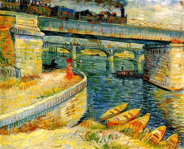 Vincent van Gogh, Bridges Across The Seine At Asnieres, 1887, E.G. Bührle Foundation, Zürich, Switzerland