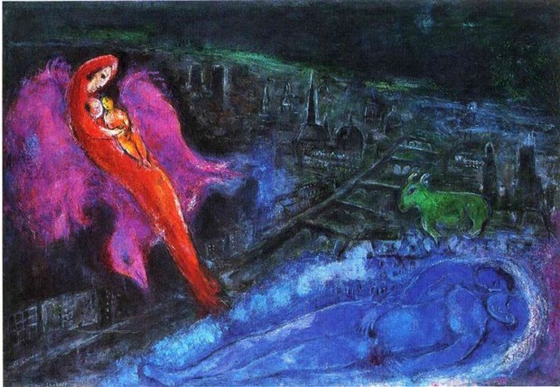 Marc Chagall, Bridges Over The Seine, 1954, Kunsthalle Hamburg, Hamburg