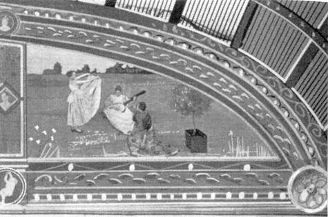 Mary Cassatt, Arts, Music, Dancing, right panel of Modern Woman, Women's Building at the 1893 World's Columbian Exposition and Fair, Chicago, USA.