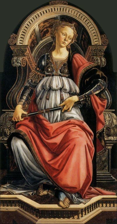 Sandro Botticelli, Fortitude, 1470, Galleria degli Uffizi, Florence