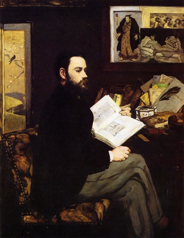 Edouard Manet, Portrait Of Emile Zola, 1868, Musée d'Orsay