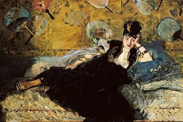 Edouard Manet, Woman with Fans, 1873, Musée d'Orsay