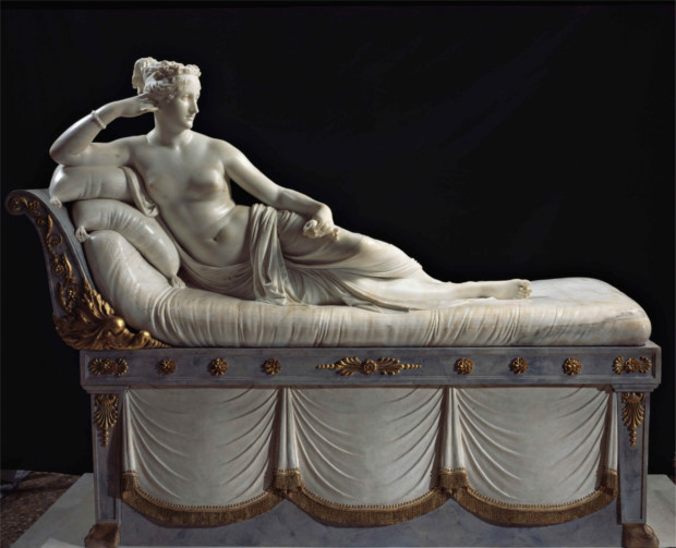 Antonio Canova, Venus Victrix (Paolina Borghese), 1808, Galleria Borghese