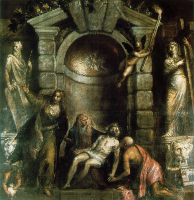 The last painting of Titian - Pietà, 1575–1575, Gallerie dell'Accademia, Venice