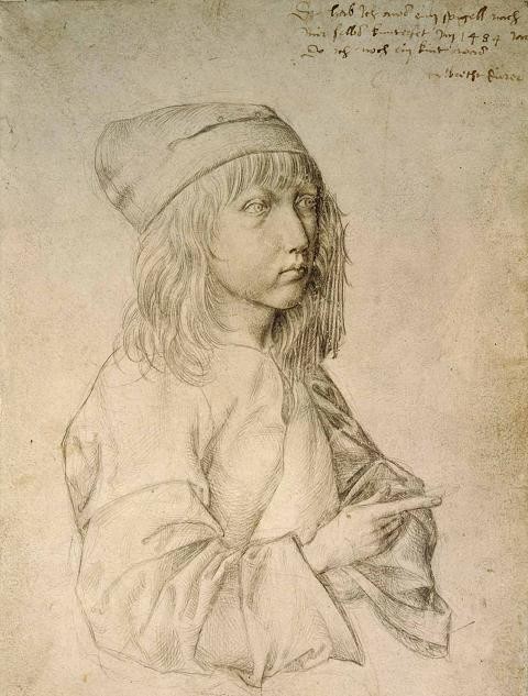 Albrecht Durer, Self-portrait at the age of thirteen, Albertina Museum, Vienna